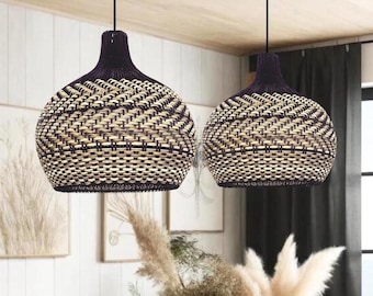 Amalfi Rattan Pendant Light
