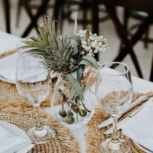 Urbania Raffia Placemats, Wedding Charger