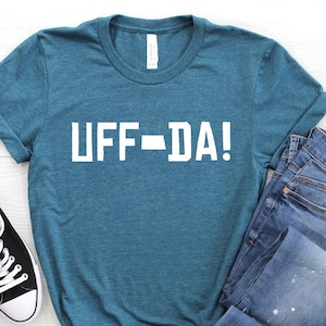 North Dakota Tshirt ∙ Fargo Shirt ∙ Uff Da Shirt ∙ Bismarck Shirt ∙ Midwest Shirt ∙ ND Shirt ∙ North Dakota Gifts ∙ Softstyle Unisex Tee