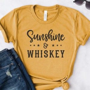 country shirts, darlin shirt, southern shirts, cowgirl shirt, country tshirt, country song shirts, whiskey shirts, whisky shirt, country lyrics, Funny Whiskey Shirt, Day drinking shirt, sunshine and whiskey, cowgirl gifts,