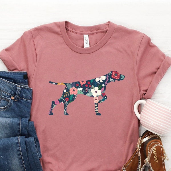 German Shorthaired Pointer Shirt ∙ Pointer Shirt ∙ Shorthair Pointer Gift ∙ GSP Dog Shirt ∙ GSP Mom ∙ GSP Dog ∙ Softstyle Unisex Tee