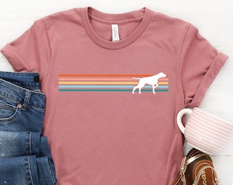 German Shorthaired Pointer Gifts ∙ Retro GSP Shirt ∙ GSP Mom ∙ GSP Tshirt ∙ Bird Dog Shirt ∙ German Short Hair Pointe ∙ Softstyle Unisex Tee