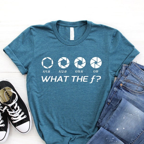 What The F Stop Tee ∙ Photographer Gift ∙ What The F Stop Photographer Shirt ∙ DSLR Camera Shirt ∙ F-Stop T-Shirt ∙ Softstyle Unisex Shirt