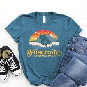 Yosemite Shirt ∙ National Park Shirt ∙ Mountain Hiking ∙ Yosemite Tshirt ∙ Half Dome ∙ Yosemite Gifts ∙ Yosemite Gift ∙ Softstyle Unisex Tee