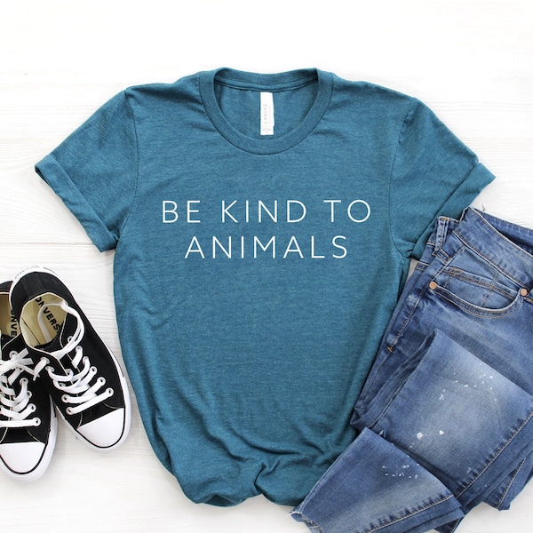 Animal Rescue T Shirt ∙ Be Kind to Animals Shirt ∙ Animal Lover T Shirt ∙ Animal Rights Shirt ∙ Softstyle Unisex Shirt