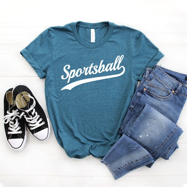 Sportsball Shirt ∙ Funny Sports Shirt ∙ Anti-Sports Tee ∙ Sports Parody Shirt ∙ Hooray Sports Shirt ∙ Introvert Tee ∙ Softstyle Unisex Shirt