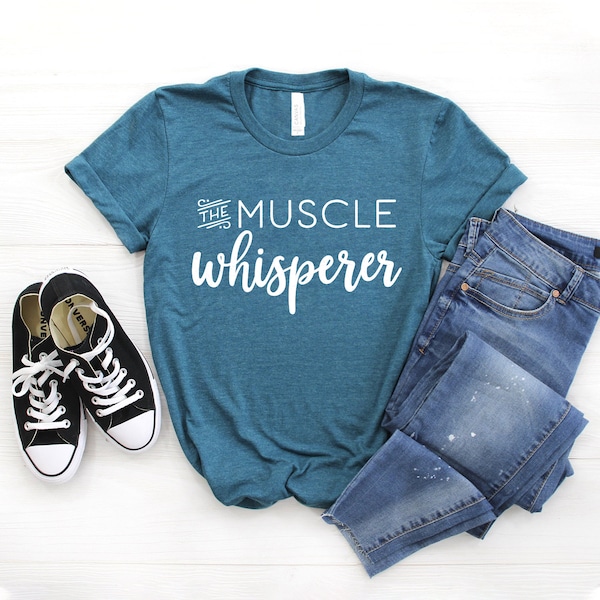 Massage Therapist Gift ∙ Muscle Whisperer Tee ∙ Massage Doctor ∙ Masseuse Shirt ∙ Massage Therapist ∙ Message Therapy ∙ Softstyle Unisex Tee