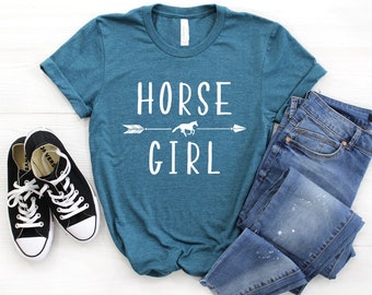 Horse Girl Shirt ∙ Horse Clothing ∙ Equestrian Gift ∙ Gift For Horse Lover ∙ Horse Tshirt ∙ Horse T-shirt ∙ Softstyle Unisex Shirt