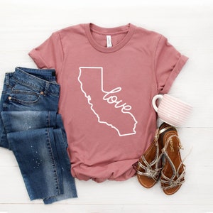 California Shirt ∙ California Love Shirt ∙ California Home Gift ∙ West Coast Pride Shirt ∙ State Pride Shirt ∙ Softstyle Unisex Shirt