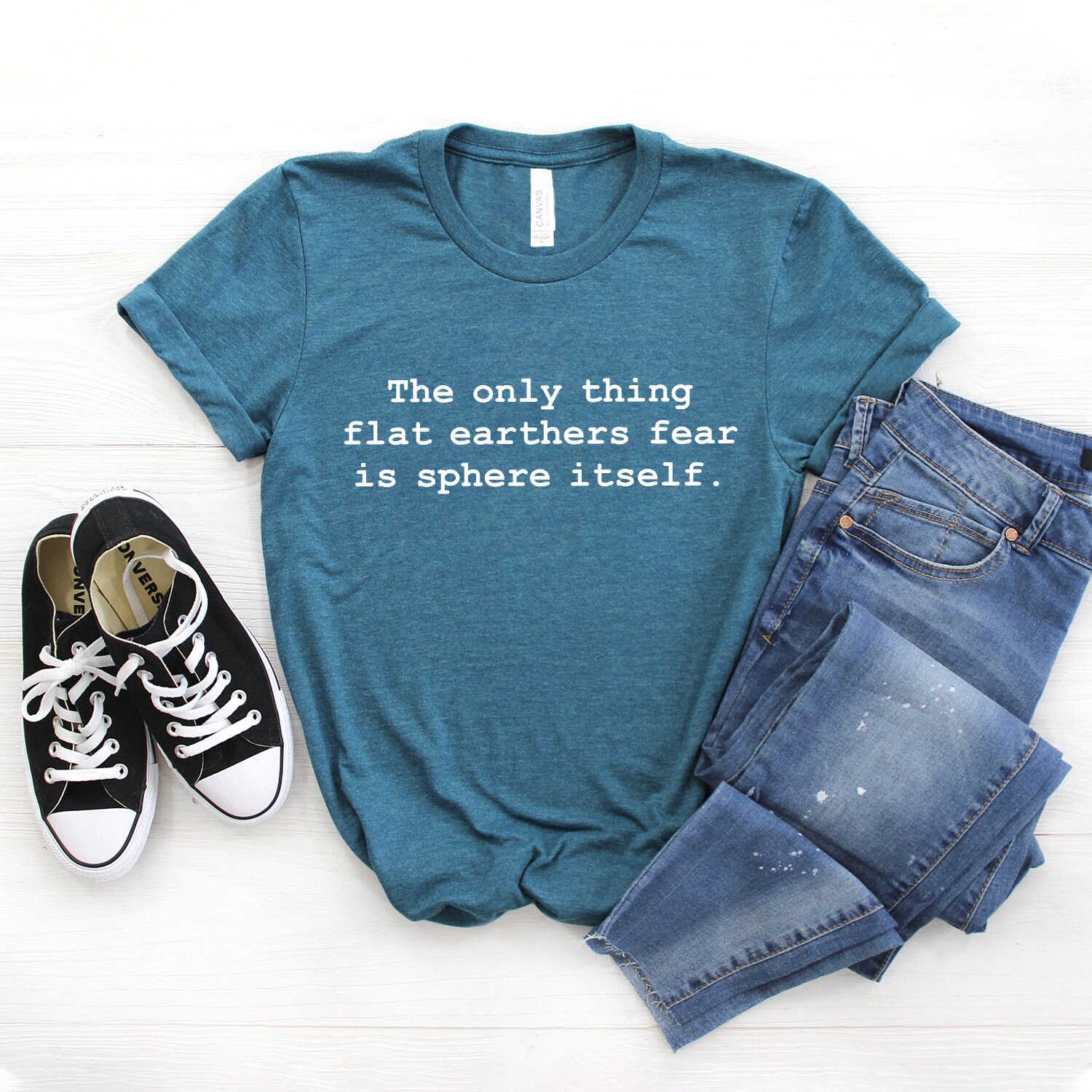 i only date flat earthers shirt