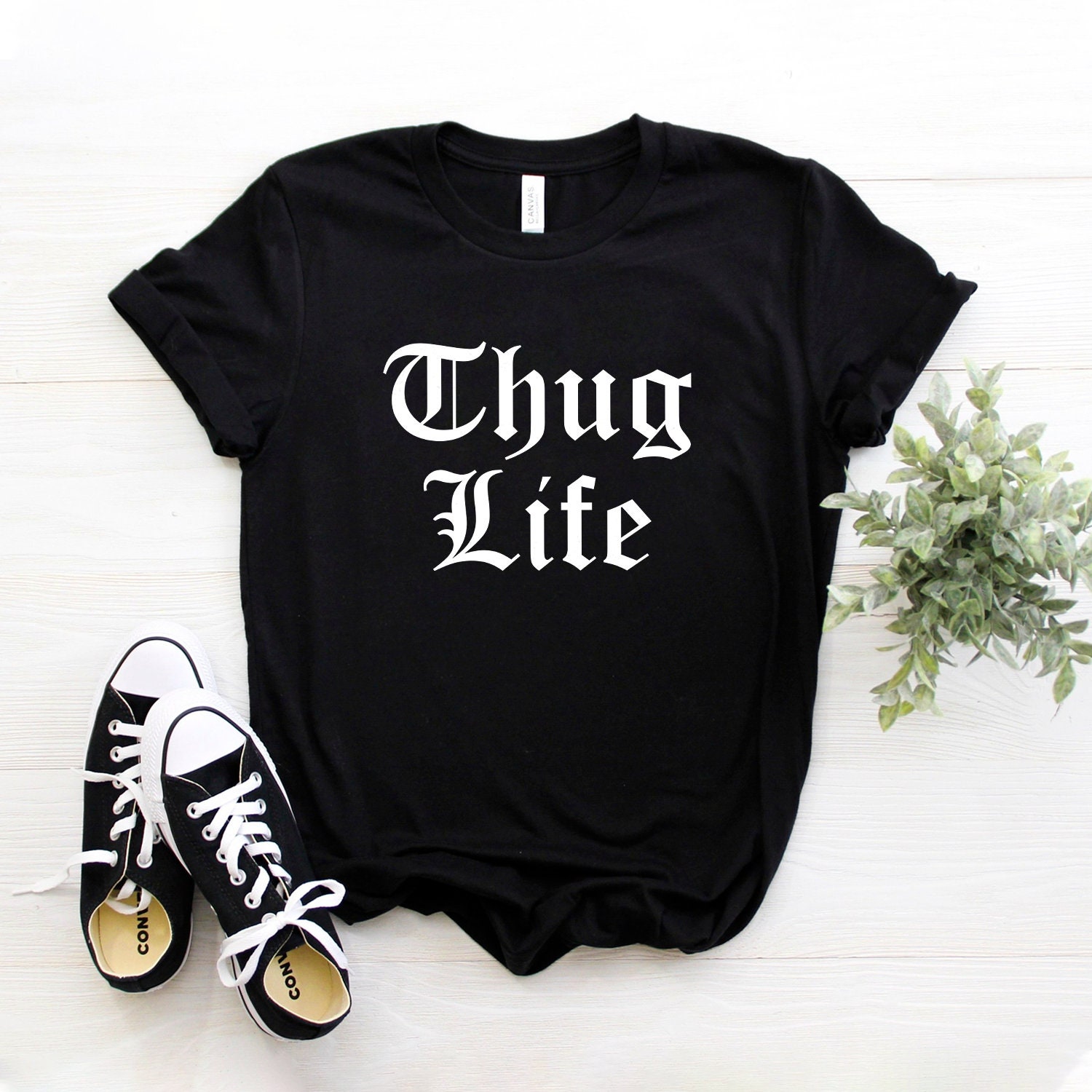 Thug Life Shirt Gangsta Shirt Hip Hop Shirt Gangster - Etsy