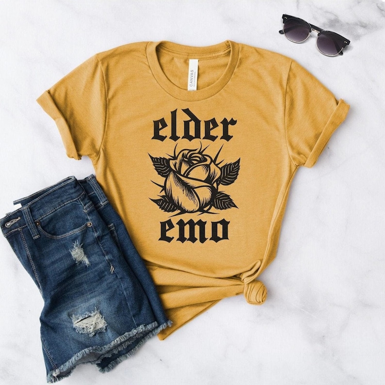Elder Emo Shirt, Emo Club, Concert Outfit, Funny Emo Shirt, Millennial Emo Kid, Emo Gift, Alternative, Band Shirt, Emo, Emo Concert Shirt, Edler Emo Shirt, Elder Millennial, Emo Band Shirt