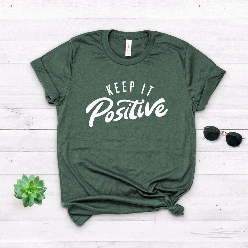 Positive Shirt ∙ Keep It Positive T-Shirt ∙ Positivity Shirt ∙ Choose Kind Shirt ∙ Inspirational Tshirt ∙ Kindness ∙ Softstyle Unisex Shirt image 5