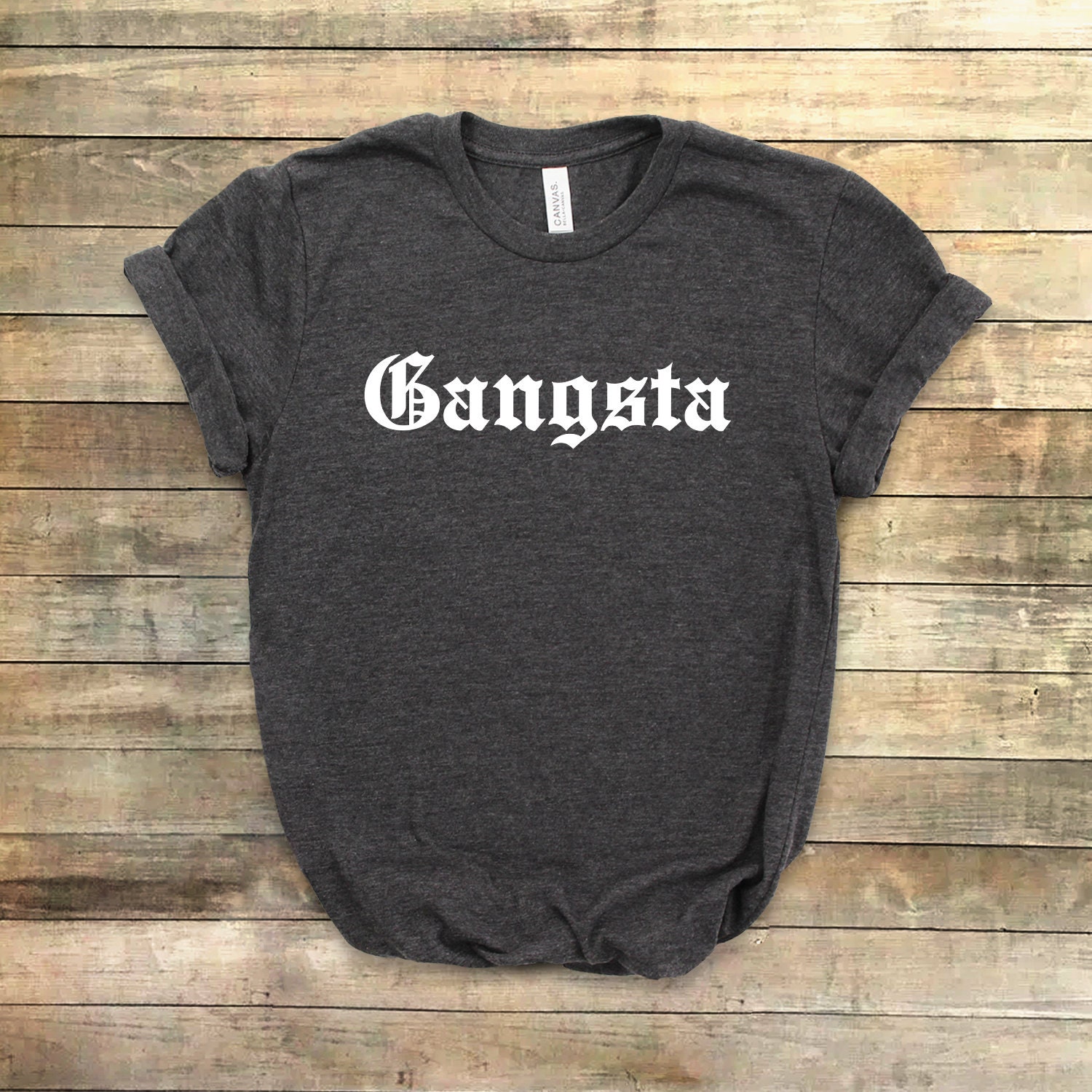 Gangsta Old School Shirt Gangsta Shirt Thug Life Shirt 