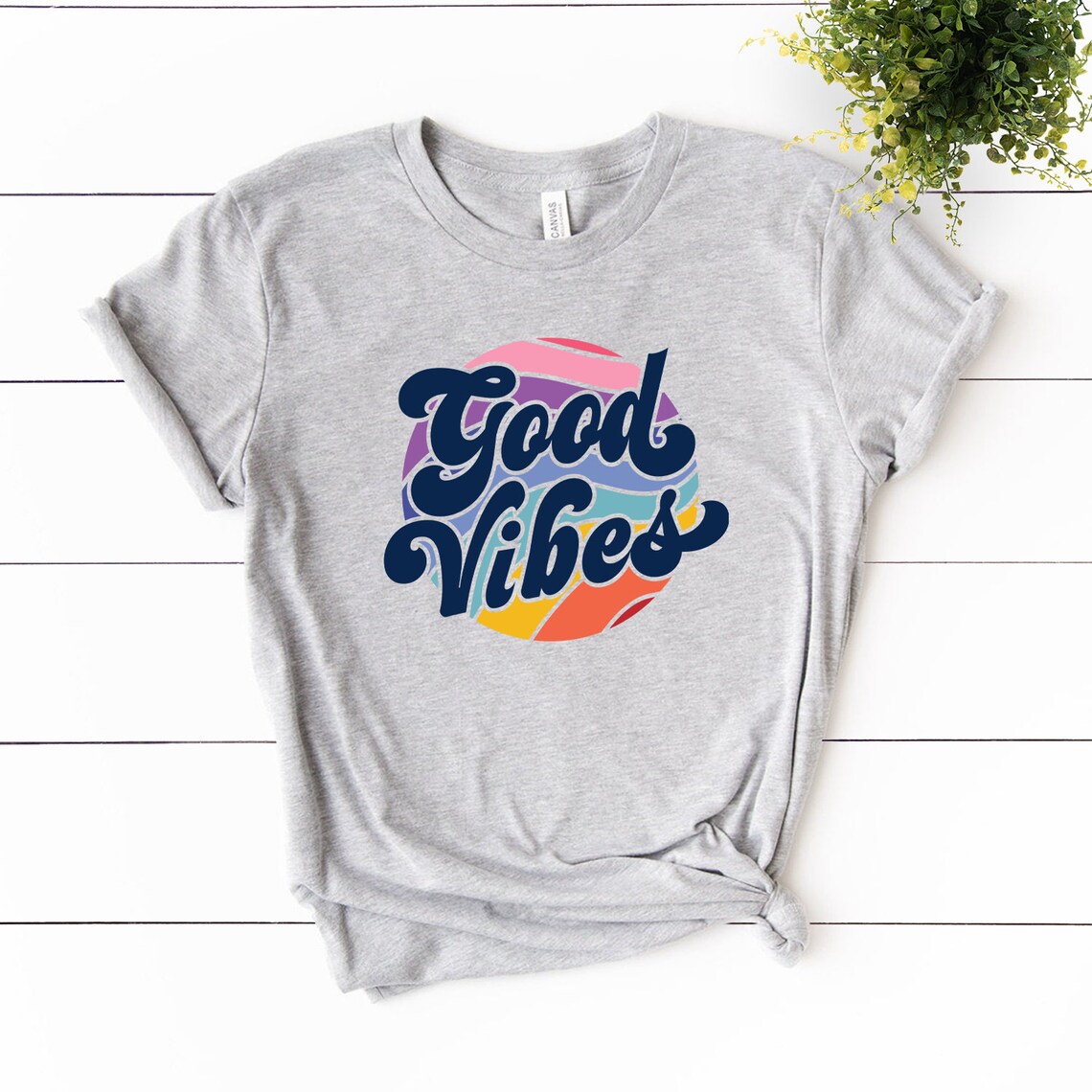 Good Vibes Tee Good Vibes Shirt 70s Shirt Bohemian Shirt Etsy