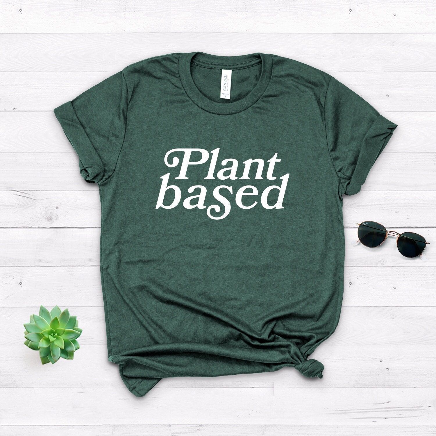 Plant Based Shirt Shirt Vegan Team Herbivore Vegan - Etsy