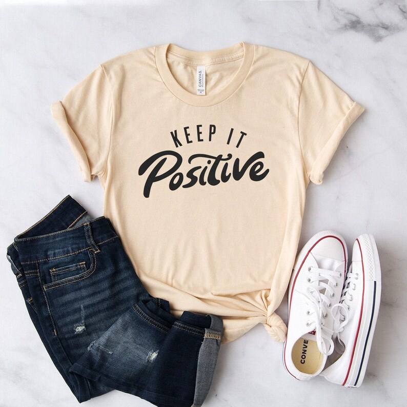 Positive Shirt ∙ Keep It Positive T-Shirt ∙ Positivity Shirt ∙ Choose Kind Shirt ∙ Inspirational Tshirt ∙ Kindness ∙ Softstyle Unisex Shirt image 7
