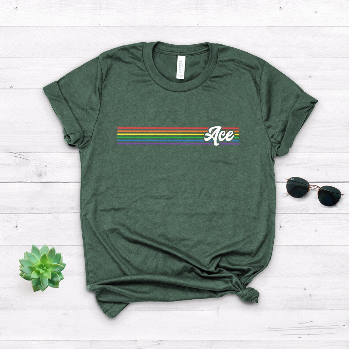 Ace Pride Ace Shirt Pride Shirt Ace Pride Shirt Pride Etsy