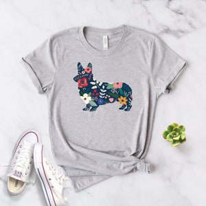 Corgi Shirt Corgi Gifts Corgi Tshirt Corgi Lover Corgi Mom Crazy Corgi Lady Corgi Dog Gifts Corgi Dog Softstyle Unisex Tee Heather Grey