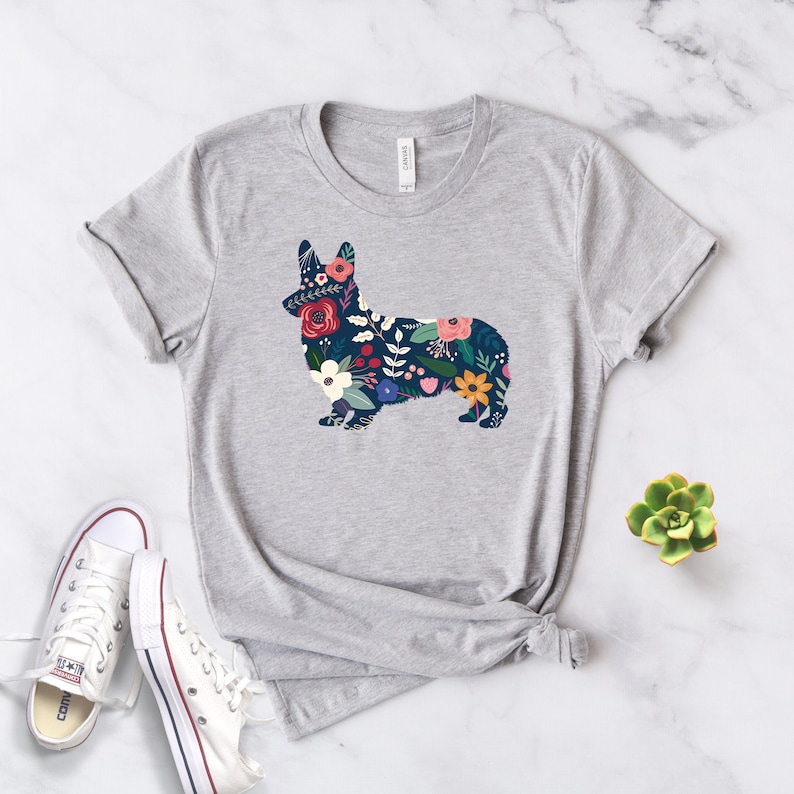 Corgi Shirt Corgi Gifts Corgi Tshirt Corgi Lover Corgi Mom Crazy Corgi Lady Corgi Dog Gifts Corgi Dog Softstyle Unisex Tee Heather Grey