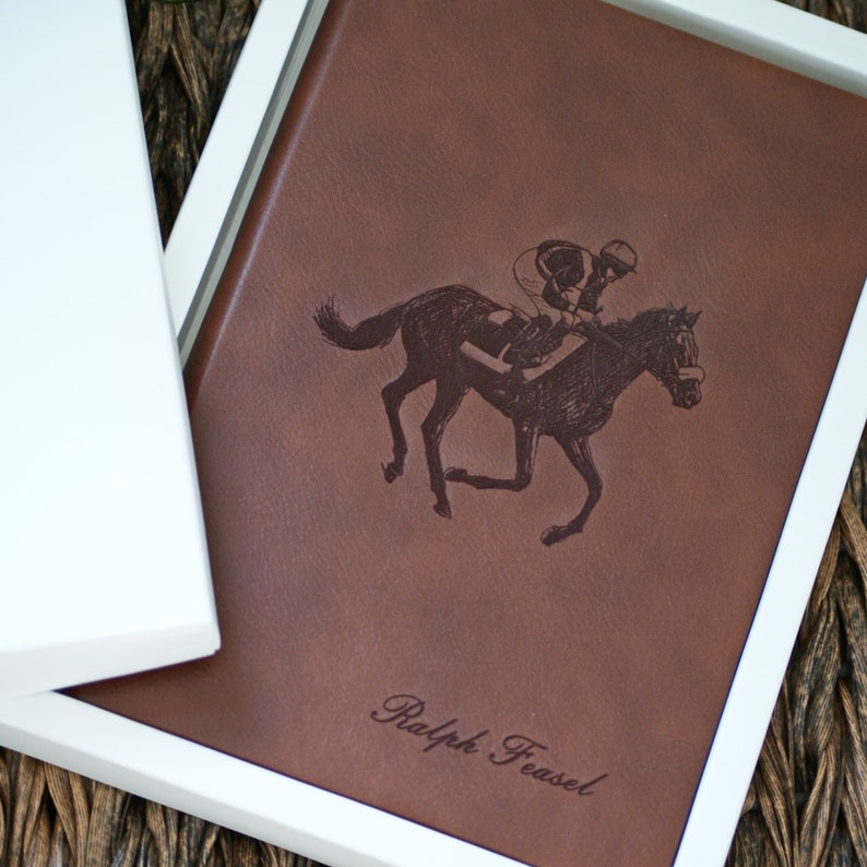Leather Journal Personalized Laser Engraved Etsy
