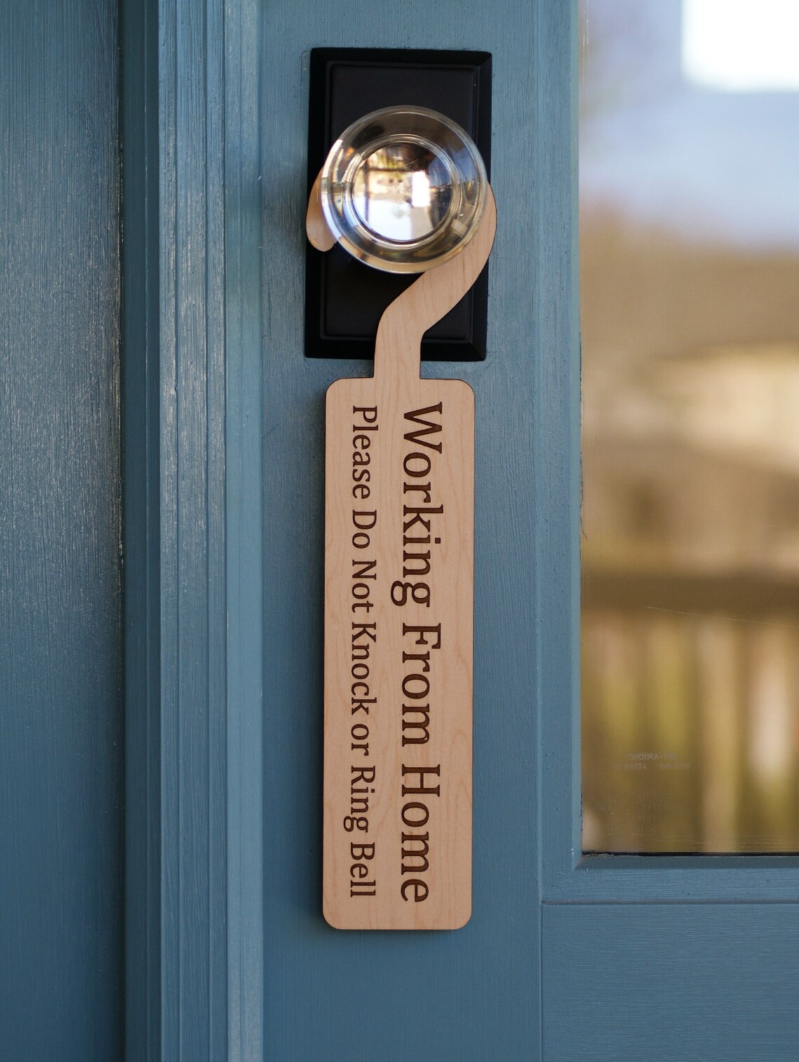 Working From Home Please Do Not Knock Do Not Ring Door Bell - Etsy