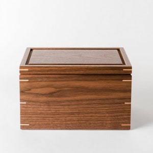 Personalized Walnut Wood Memory Box, Legacy Box, Dog Memorial, Bereavement Gift