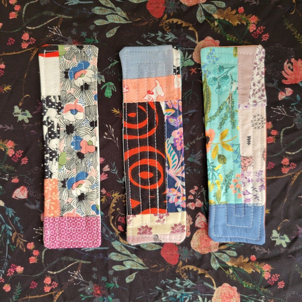 Surprise Quilted Bookmarks, Set of 3