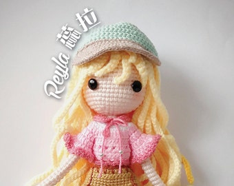 Crochet Doll Pattern - Reyla 蕊拉