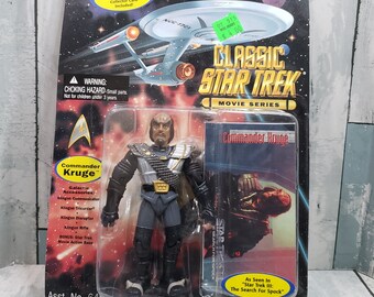 Classic Star Trek Movie Series – Commander Kruge – As Seen in Star Trek III: The Search for Spock – 1995 Playmates Paramount Pictures