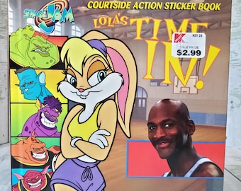 Space Jam 1996 Warner Bros Beach Towel Michael Jordan Tune Squad