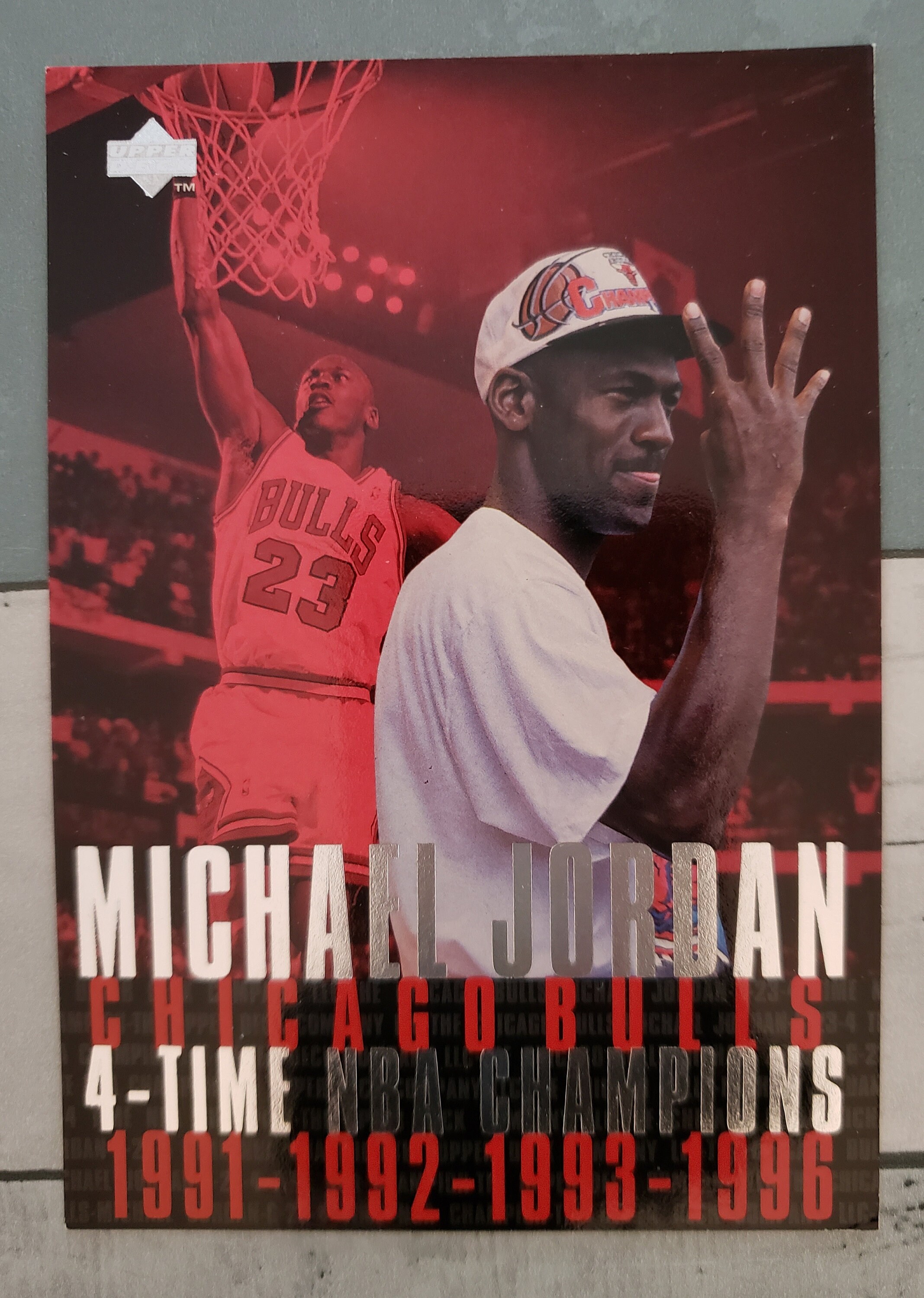 Michael Jordan - Chicago Bulls - 4 Time NBA Champions Michael Jordan - Chicago Bulls - 4 Time NBA Champions