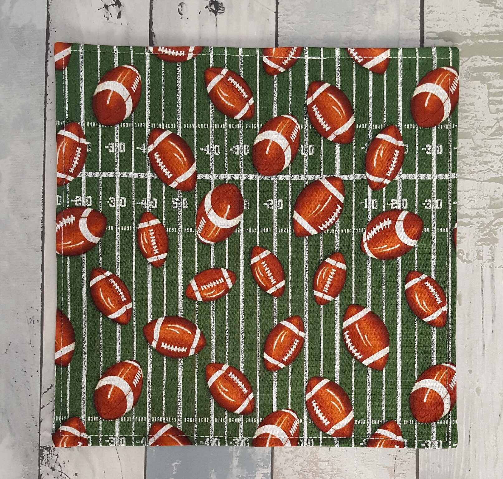 Set of 6 Cloth Napkins Sports Theme Baseball Basketball Etsy