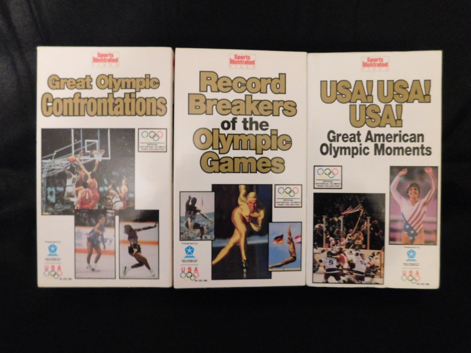 Olympic VHS Tapes 3 Tapes Great American Olympic Moments Etsy