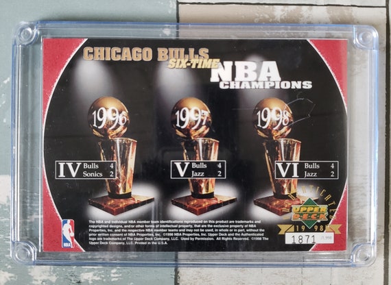 Michael Jordan Chicago Bulls SEIS VECES Campeones de la NBA con