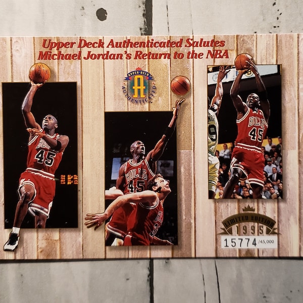 michael jordan upper deck stickers