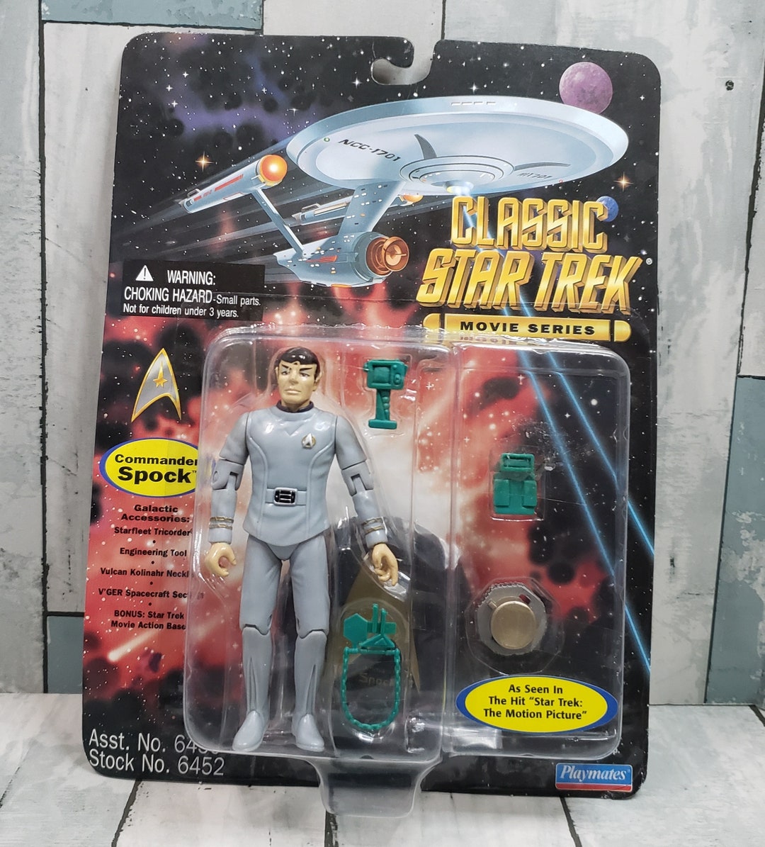 Classic Star Trek Movie Series – Commander Spock – as Seen in the Hit Star  Trek: the Motion Picture – 1995 Playmates Paramount Pictures