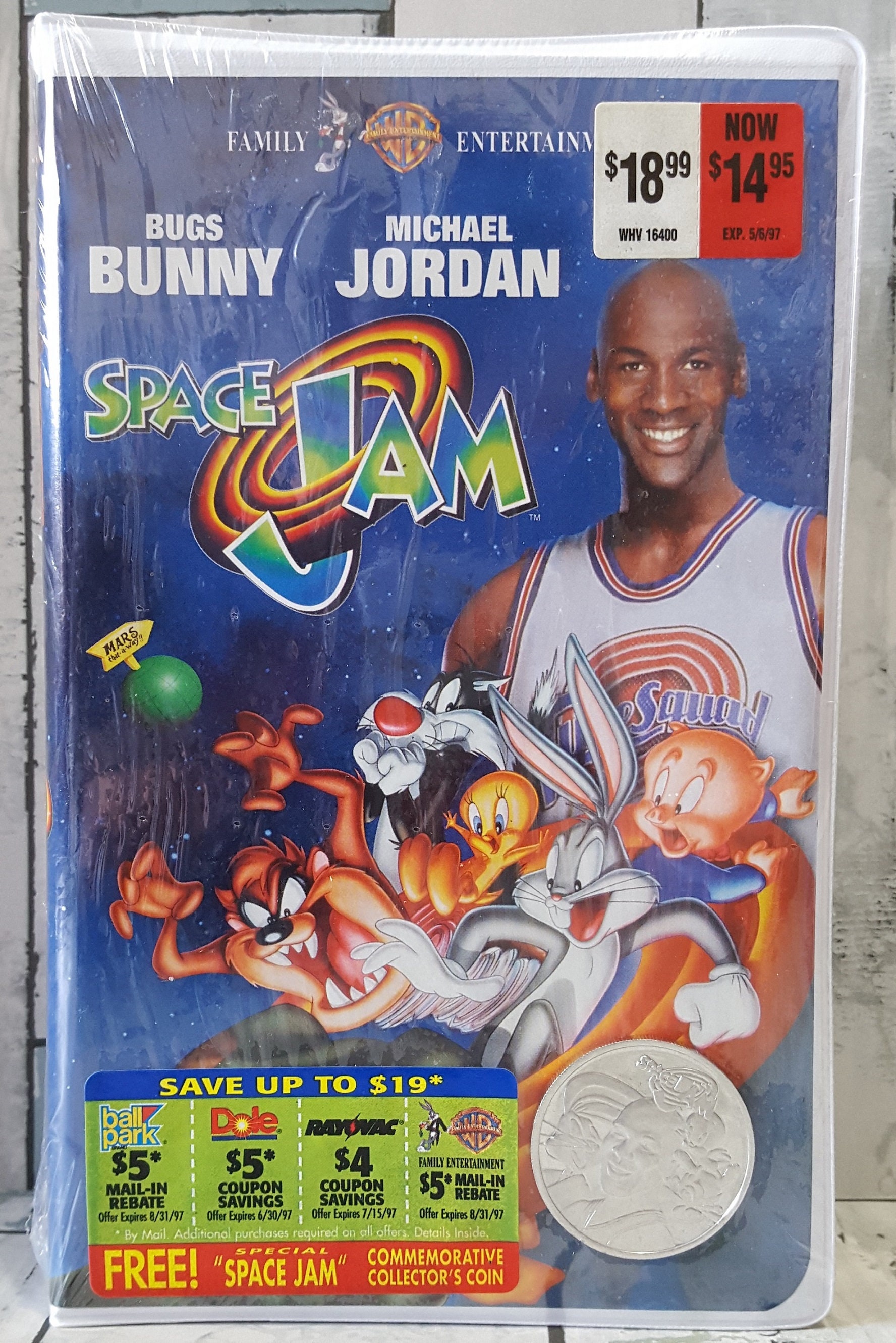 Space Jams Vhs Tape Bugs Bunny And Michael Jordan Vhs 1997 Vhs Images