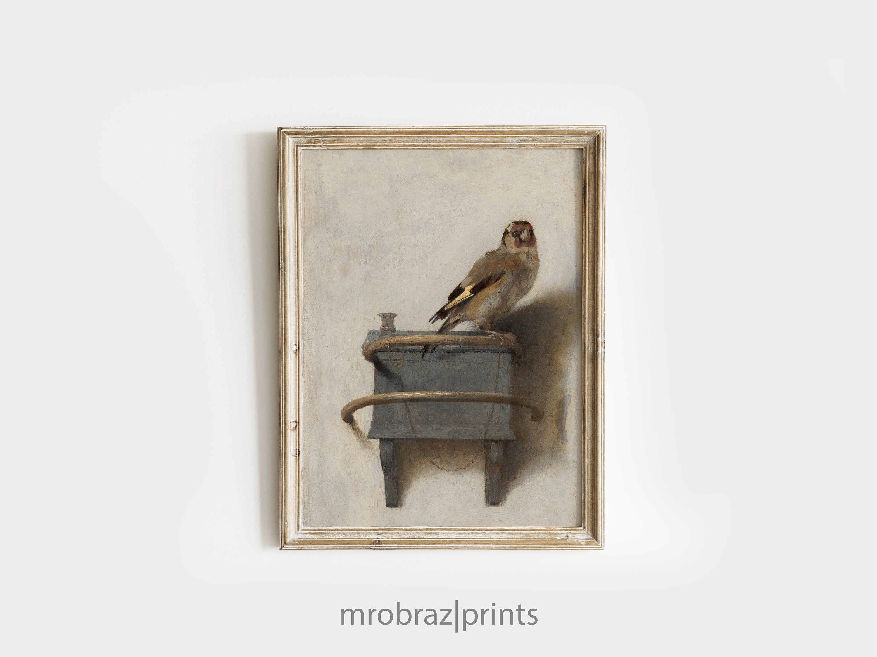 Vintage Vogel Kunstdruck | Antikes Landhaus Bauernhaus Wanddekor | Druckbare digitale Datei