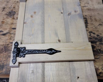 Custom farmhouse fuse box cover. Rustic style.