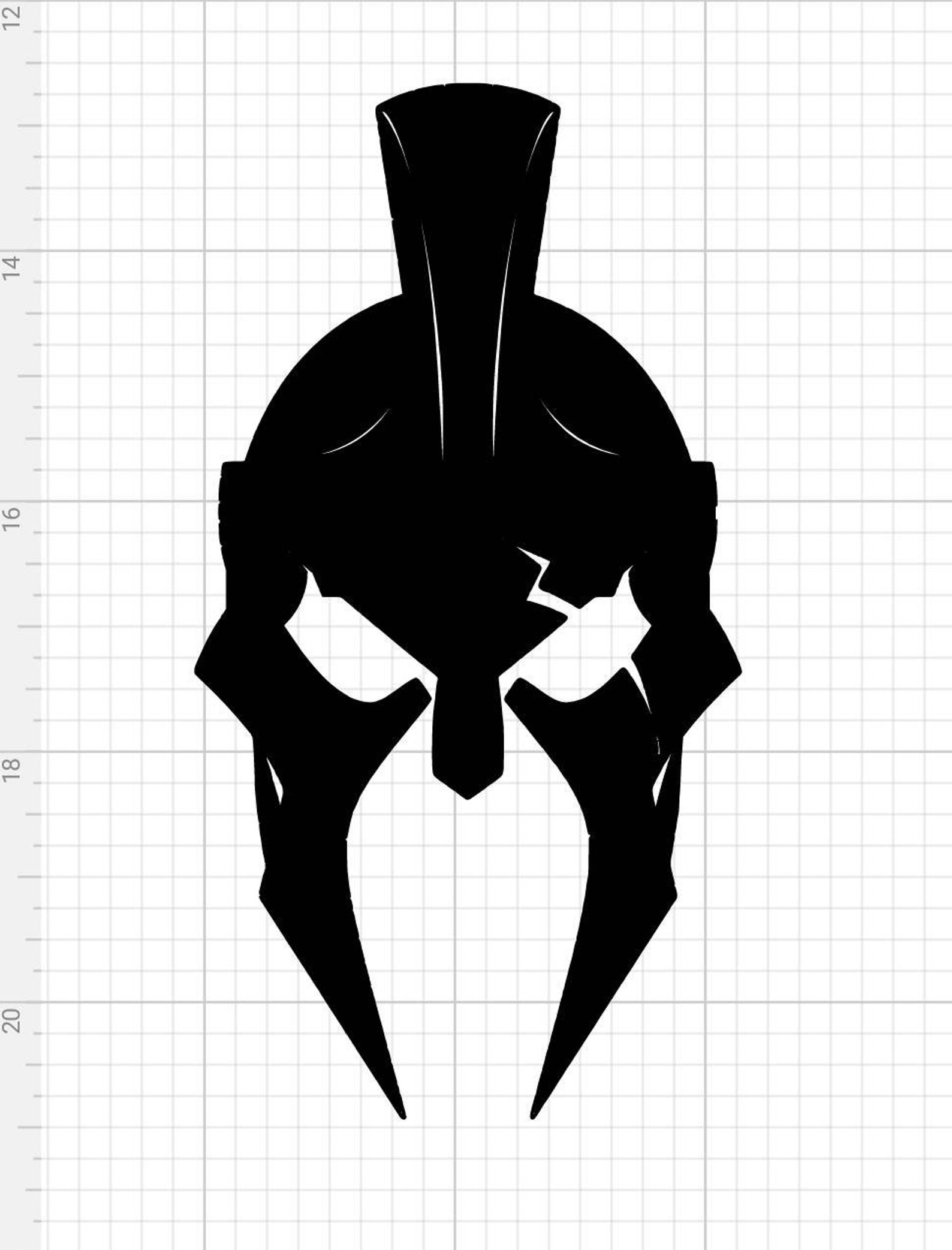 Spartan Gladiator Helmet Decal. Warrior Helmet. Truck Car Etsy