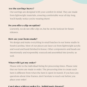 Frequently asked questions.