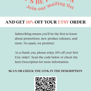 Signup for our newsletter!