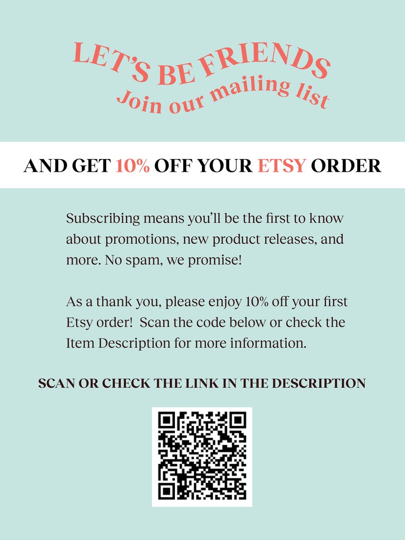 Signup for our newsletter!