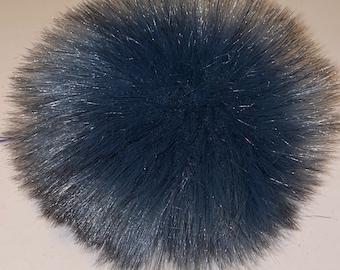 Bluesteel Luxe Long Hair Faux Pom