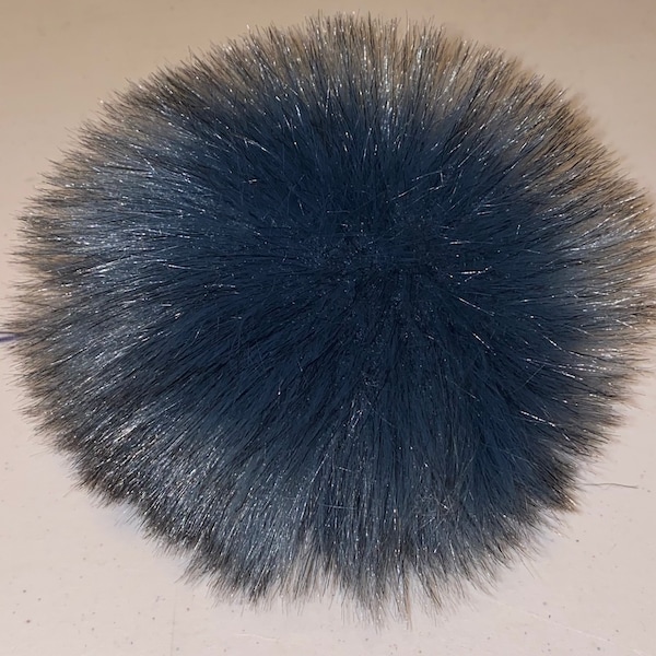 Bluesteel Luxe Long Hair Faux Pom