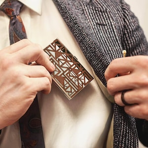 Regalo del día de los padres para papá, monedero del día de los padres, hombres con tarjeta de visita, estuche de tarjeta de visita para él, regalo para los hombres, regalo para el marido, regalo de papá