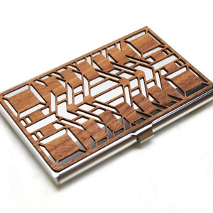 Visitenkartenetui -Architekt Geschenk -Visitenkartenetui -Architekt Geschenk -Visitenkartenetui Holz -Geschenk für Ihn -Ingenieur Geschenk -Tech Geschenk Männer