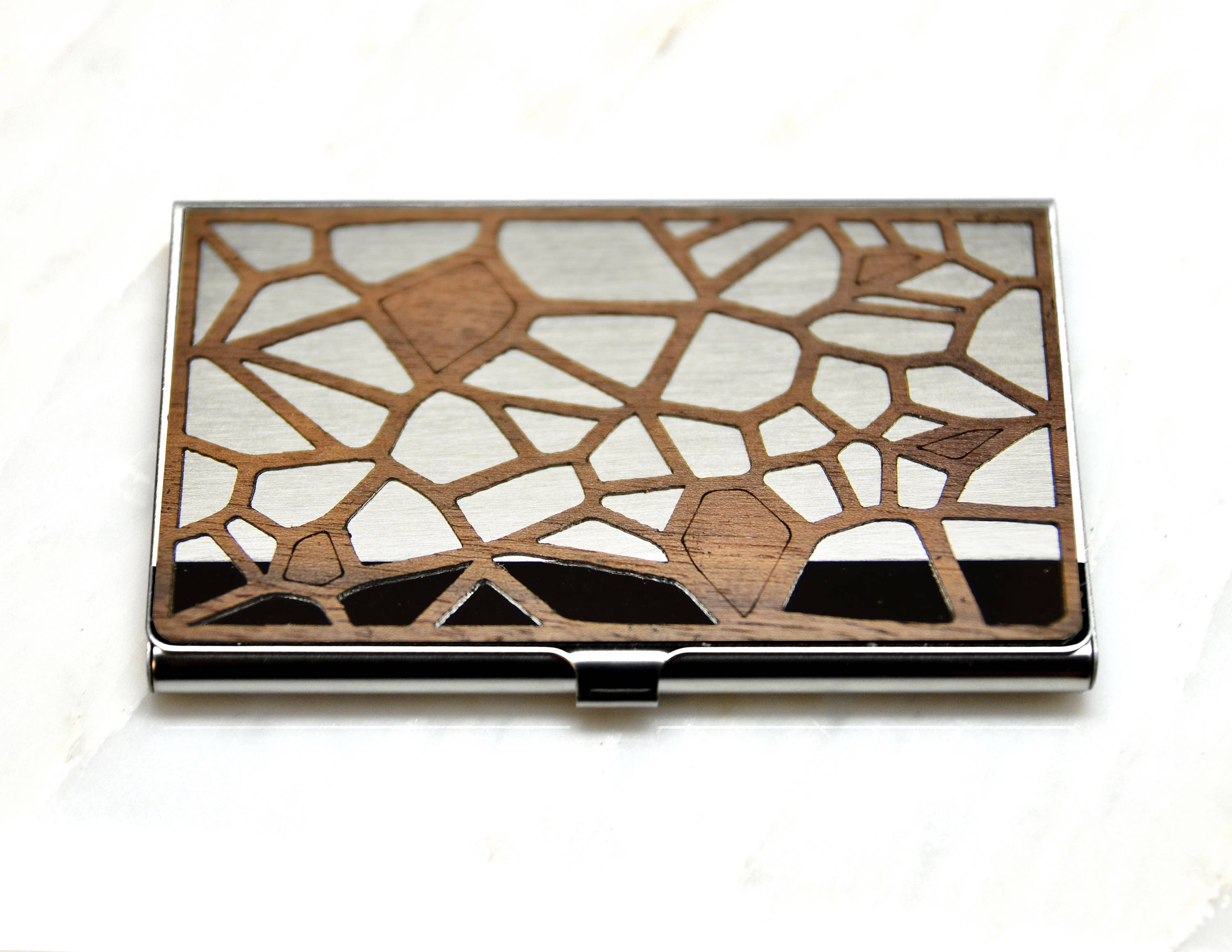 Business Card Holder, Wood Business Card Holder, Business