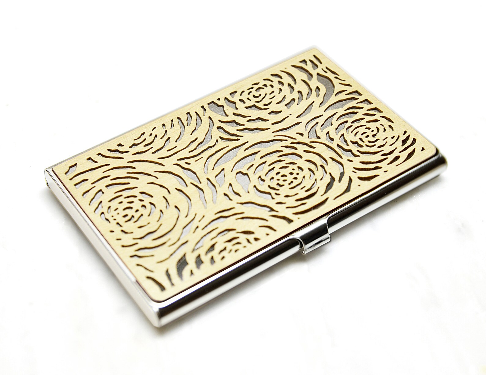 Business Card Holder Women floral Business Card Case Etsy Denmark